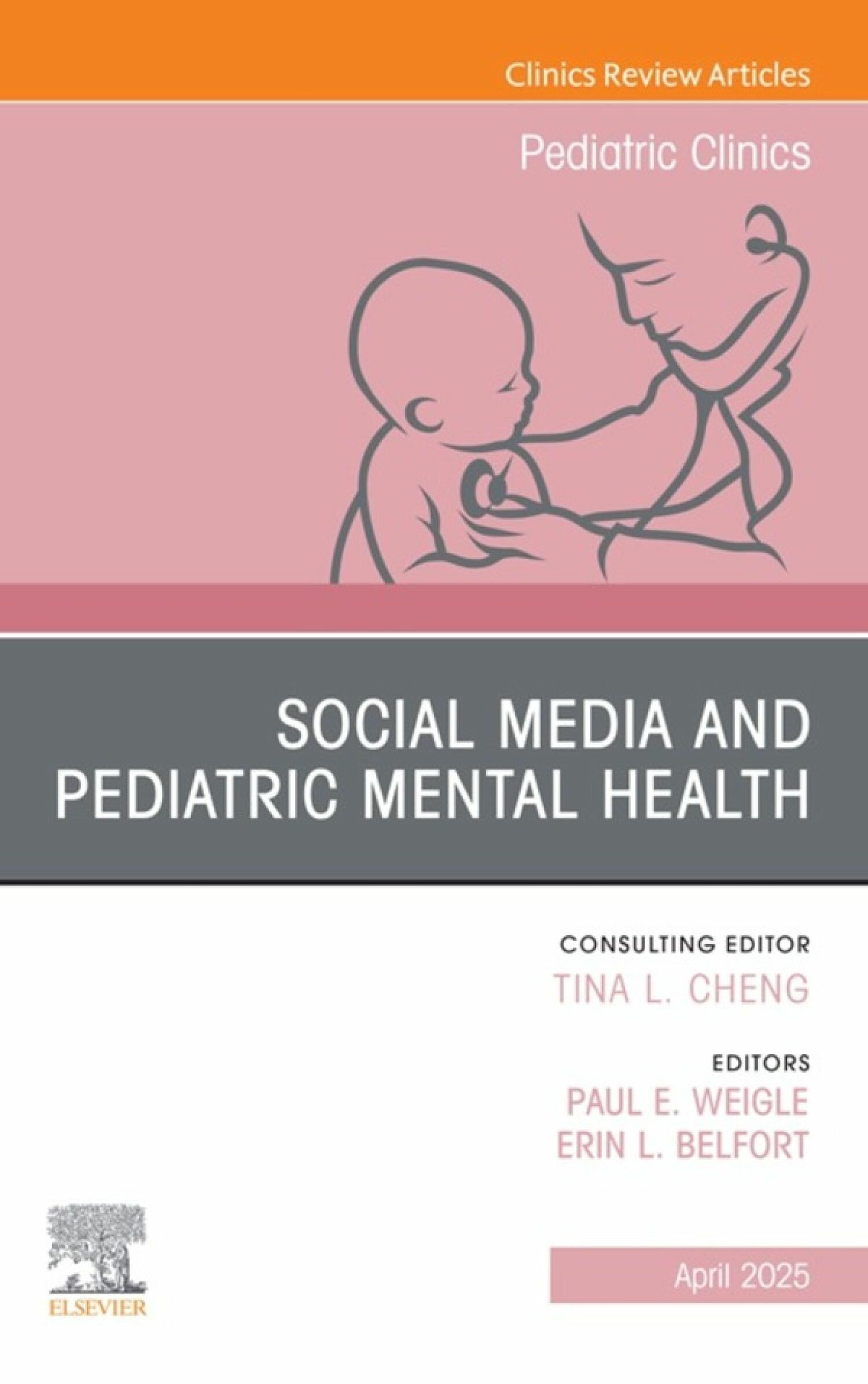 Cover Social Media and Pediatric Mental Health, An Issue of Pediatric Clinics of North America