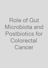 Cover Role of Gut Microbiota and Postbiotics for Colorectal Cancer