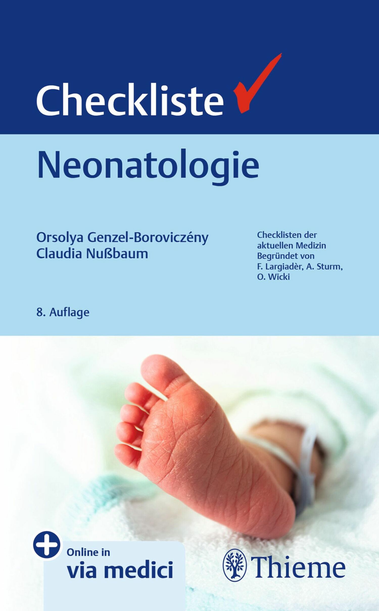 Cover Checkliste Neonatologie