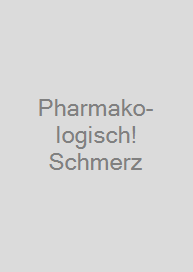 Cover Pharmako-logisch! Schmerz
