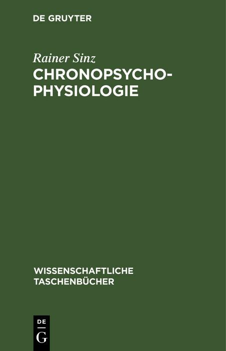 Cover Chronopsychophysiologie