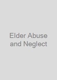Cover Elder Abuse and Neglect