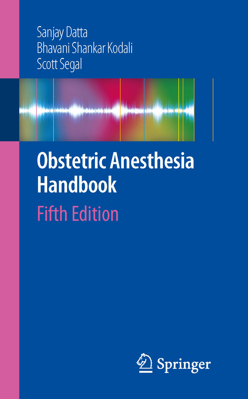 Cover Obstetric Anesthesia Handbook