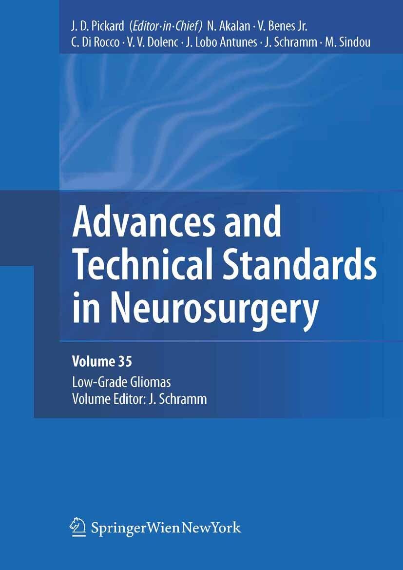 Cover Advances and Technical Standards in Neurosurgery, Vol. 35
