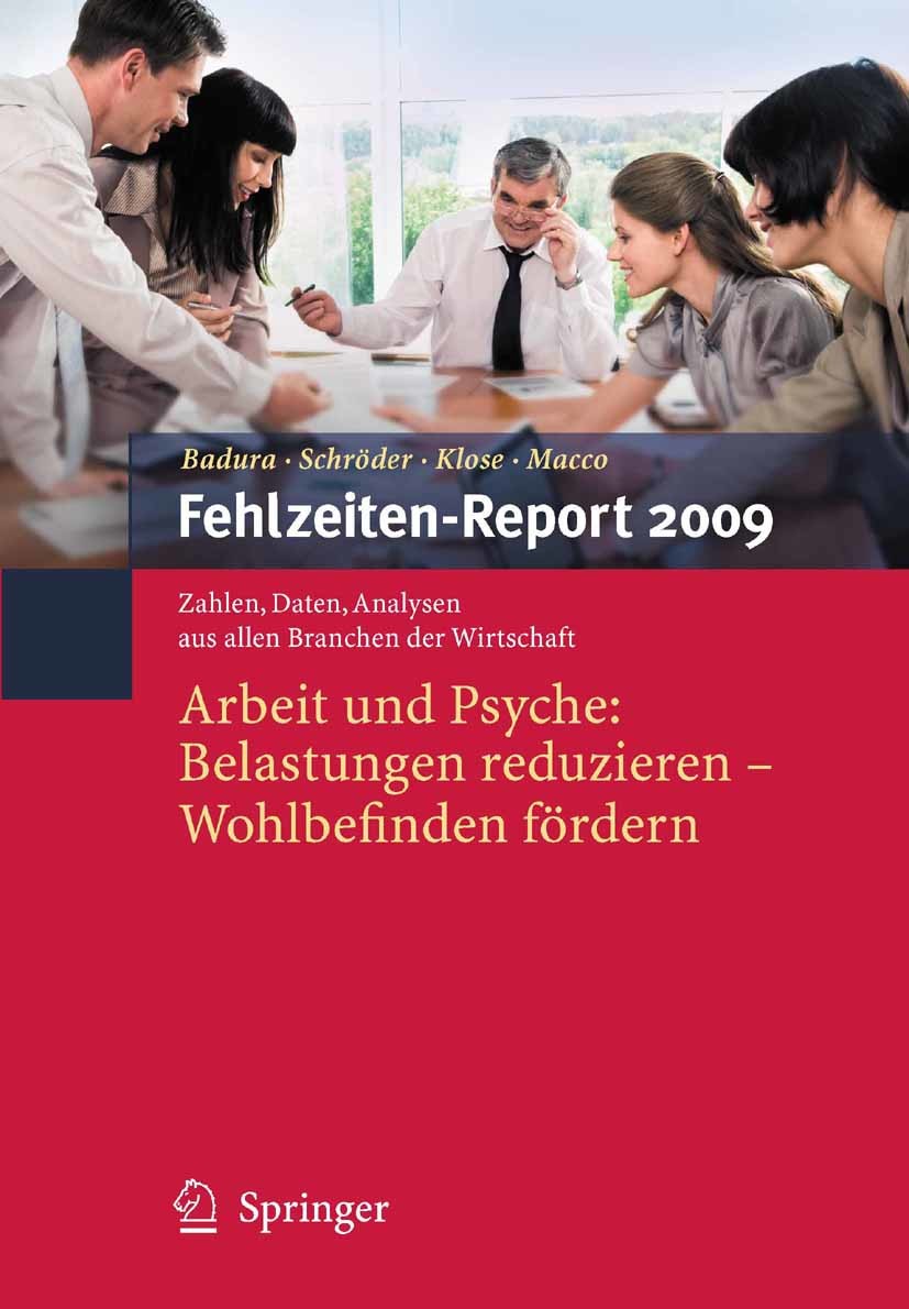 Cover Fehlzeiten-Report 2009