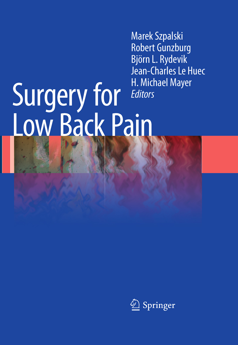 Cover Surgery for Low Back Pain