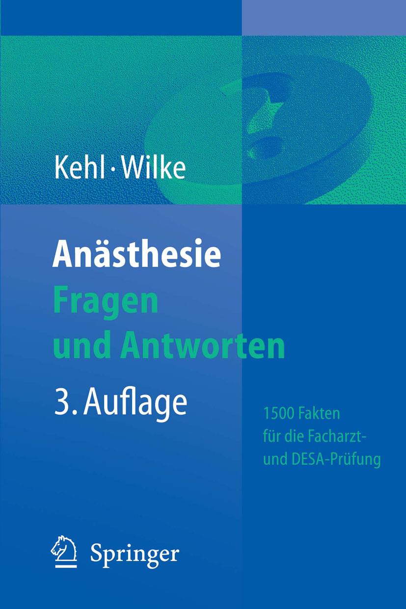 Cover Anästhesie. Fragen und Antworten