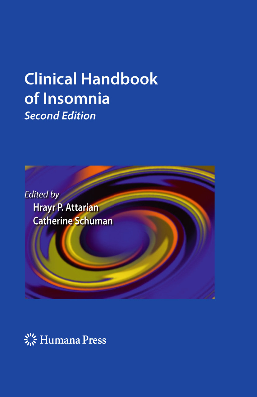 Cover Clinical Handbook of Insomnia
