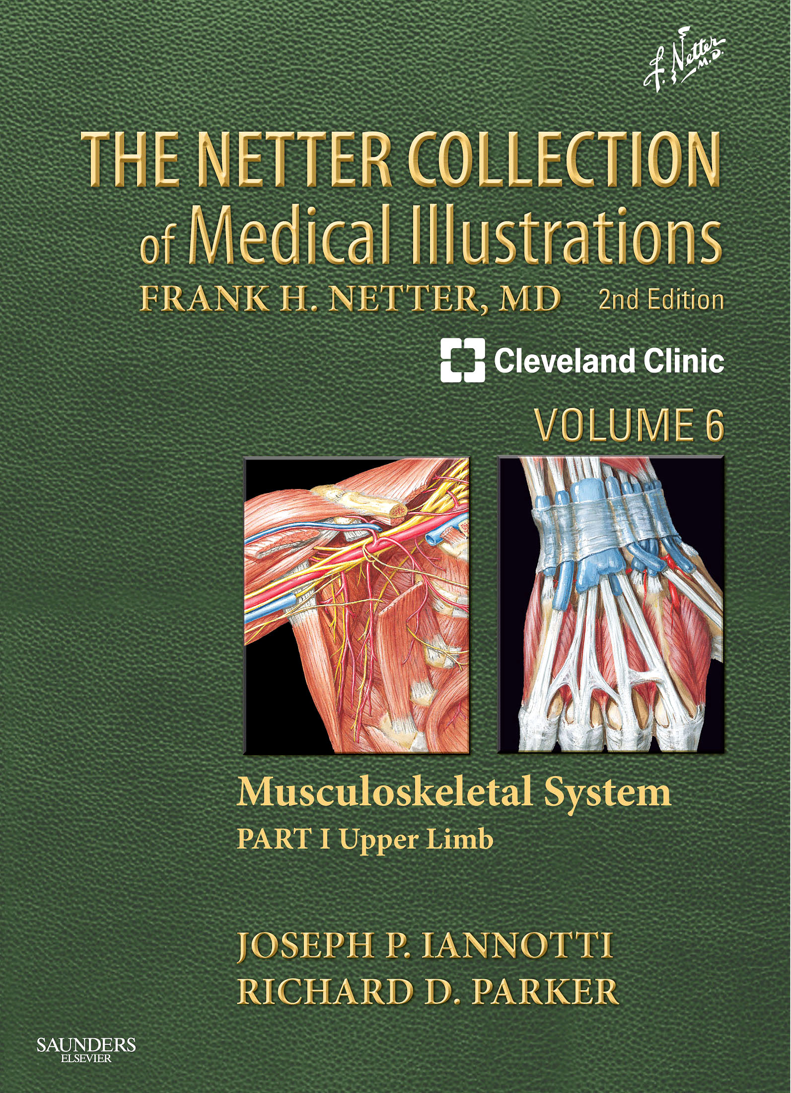Cover The Netter Collection of Medical Illustrations: Musculoskeletal System, Volume 6, Part I - Upper Limb