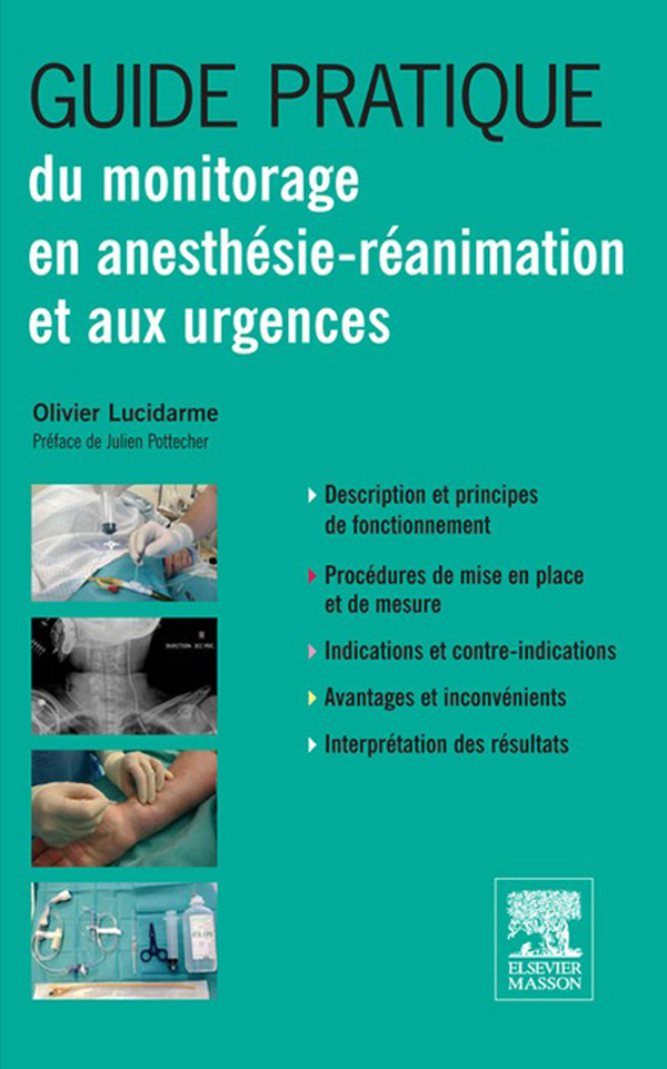 Cover Guide pratique du monitorage en anesthésie-réanimation et aux urgences