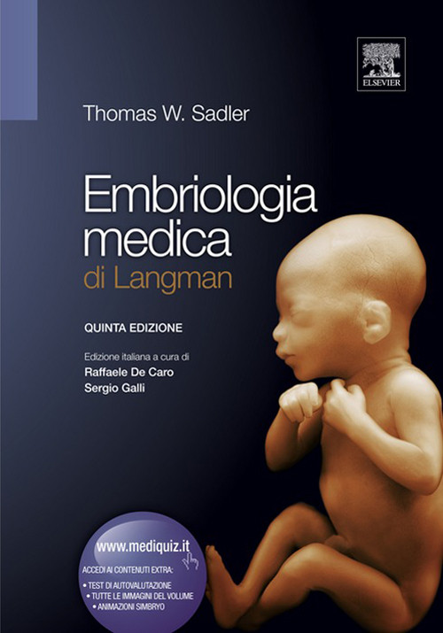 Cover Embriologia Medica di Langman