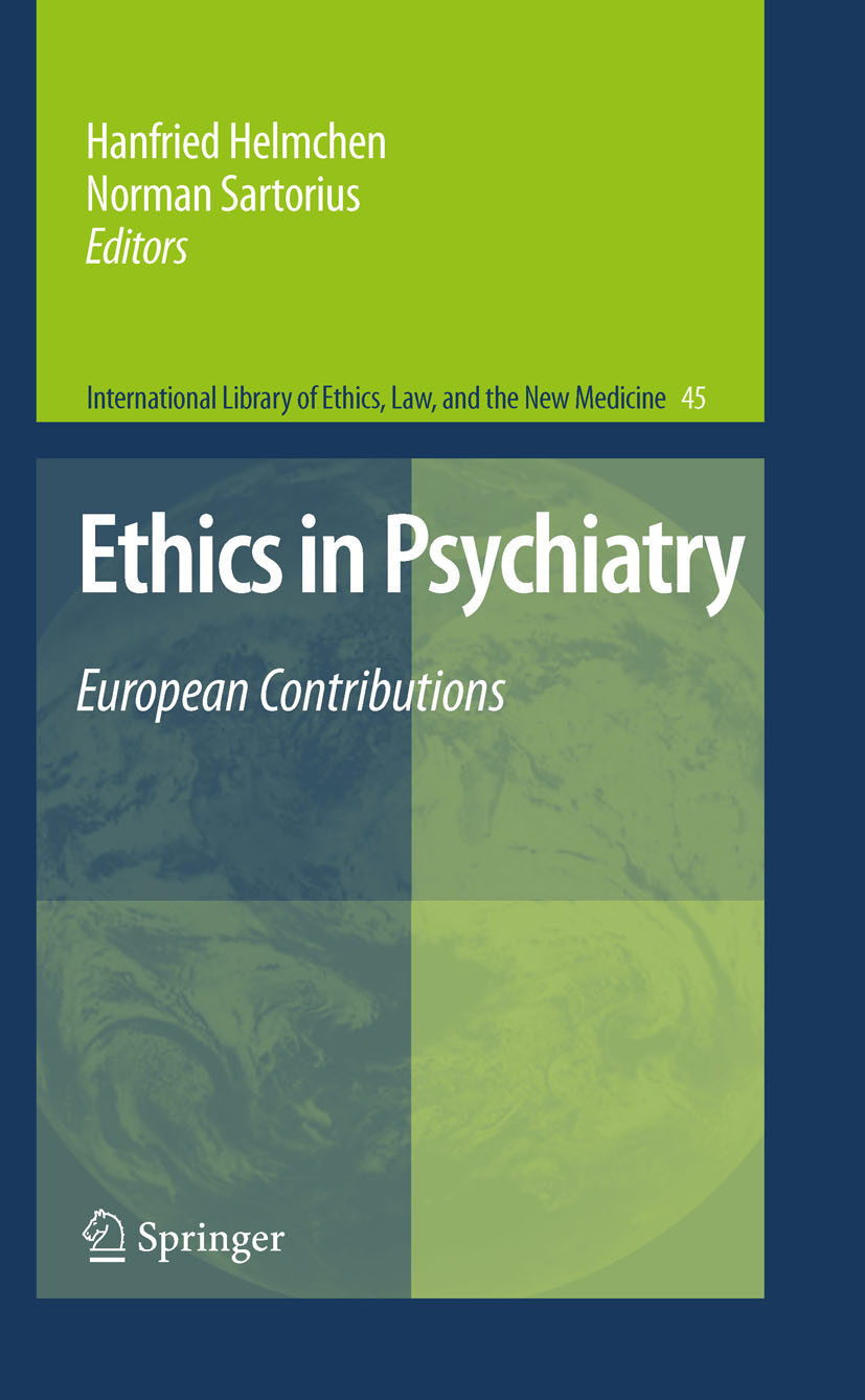 Cover Ethics in Psychiatry