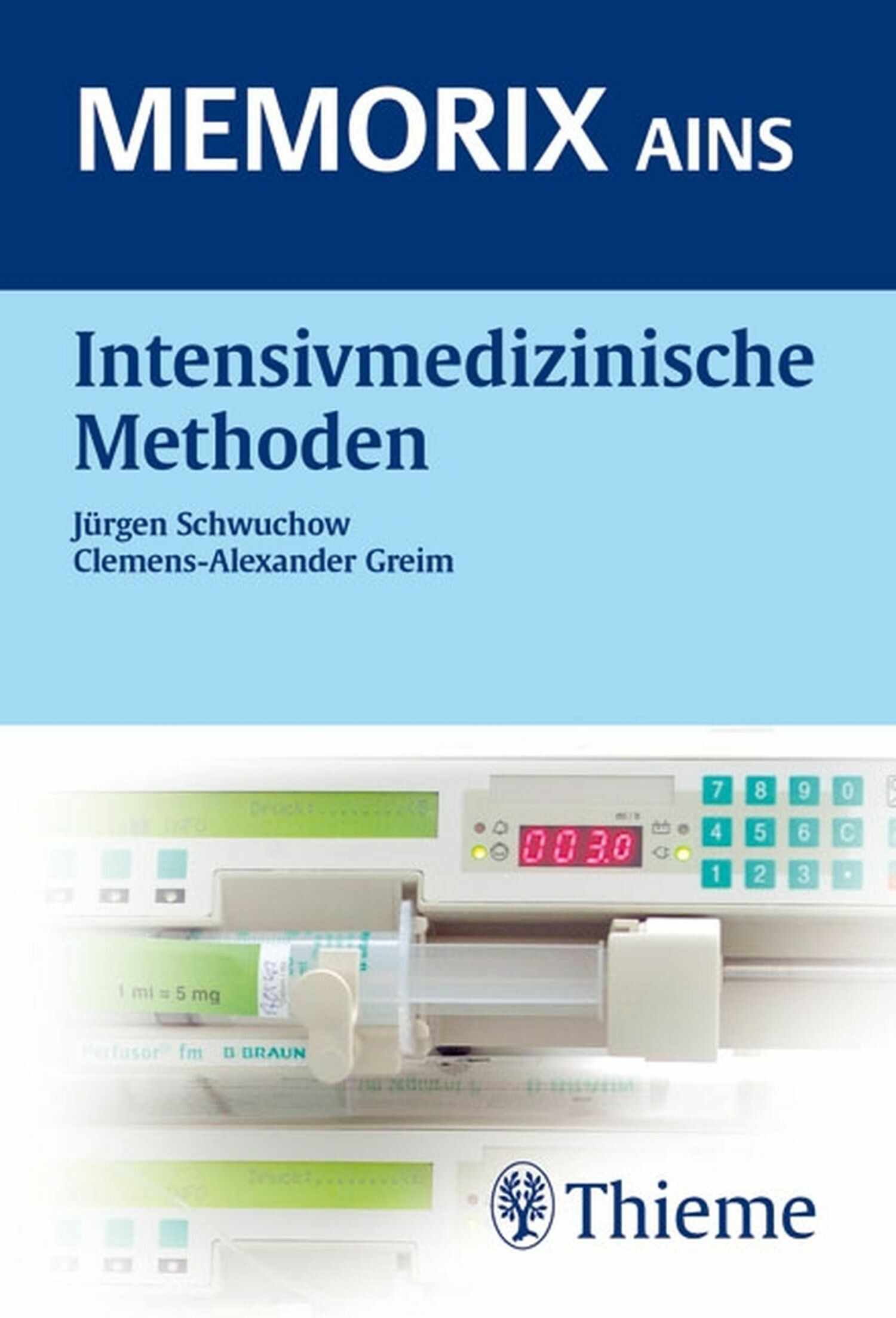 Cover Intensivmedizinische Methoden