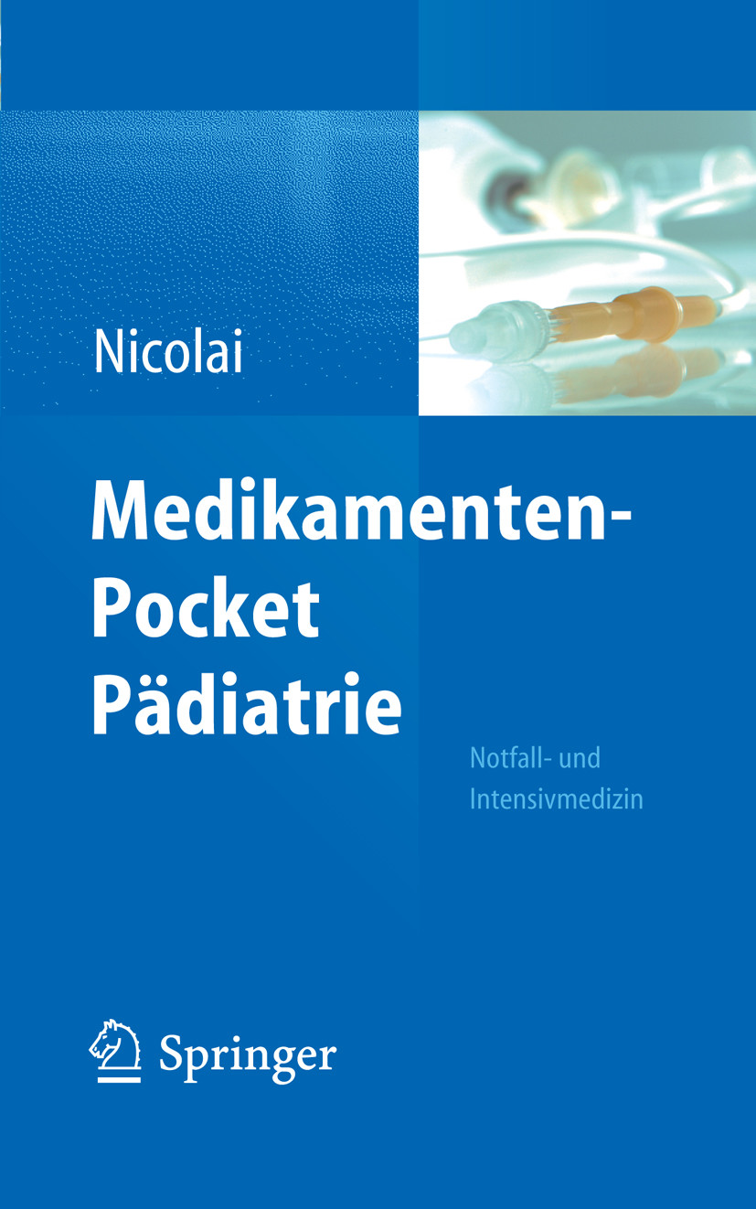 Cover Medikamenten-Pocket Pädiatrie - Notfall- und Intensivmedizin