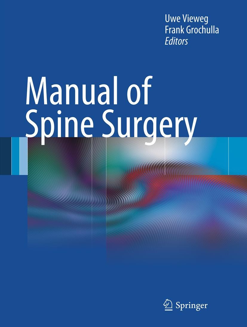 Cover Manual of Spine Surgery
