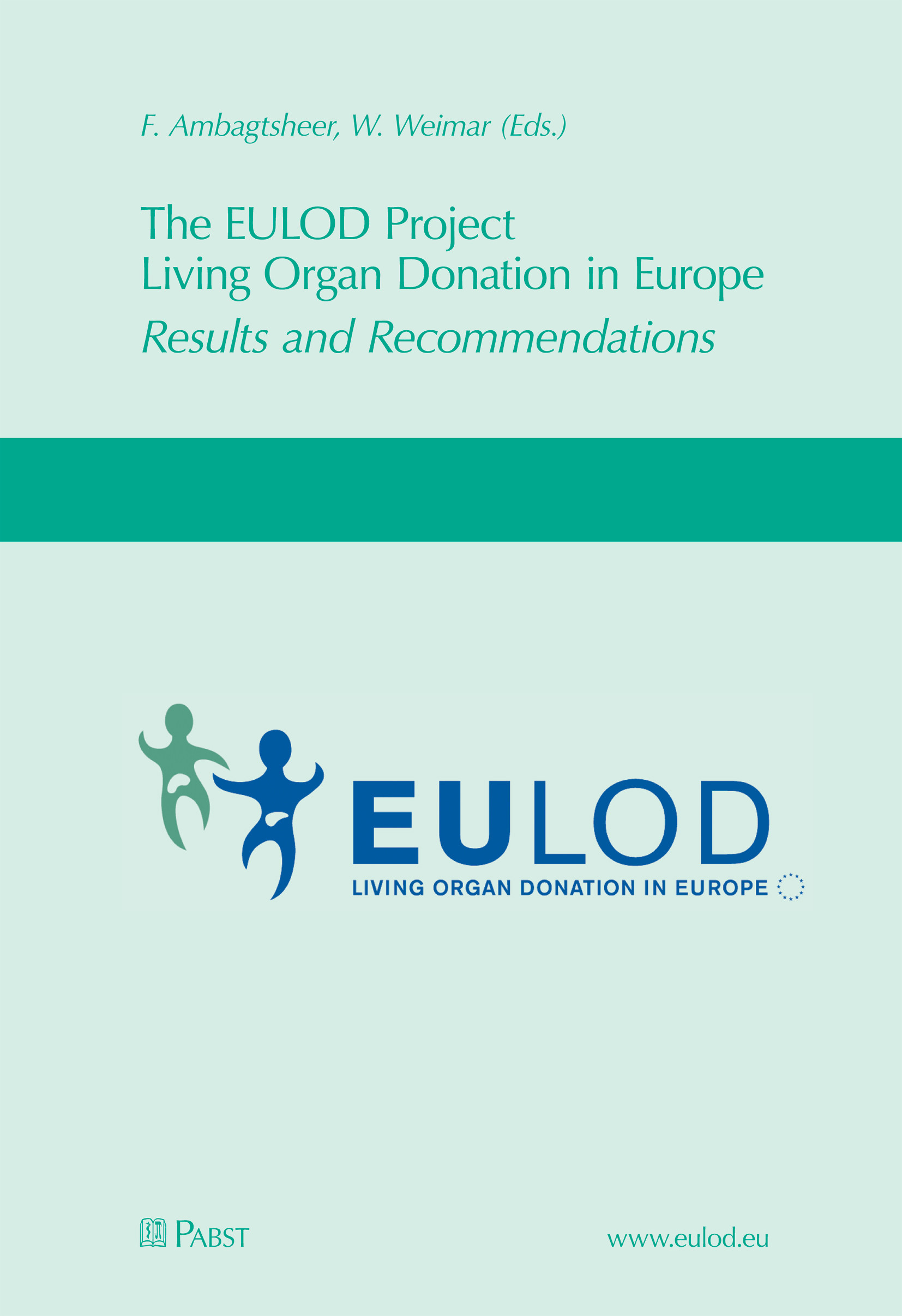 Cover The EULOD Project Living Organ Donation in Europe