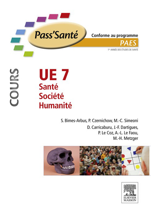 Cover UE 7 - Santé - Société - Humanité (Cours)