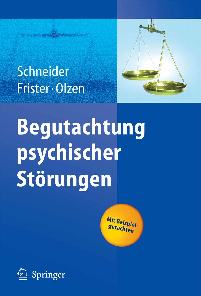 Cover Begutachtung psychischer Störungen