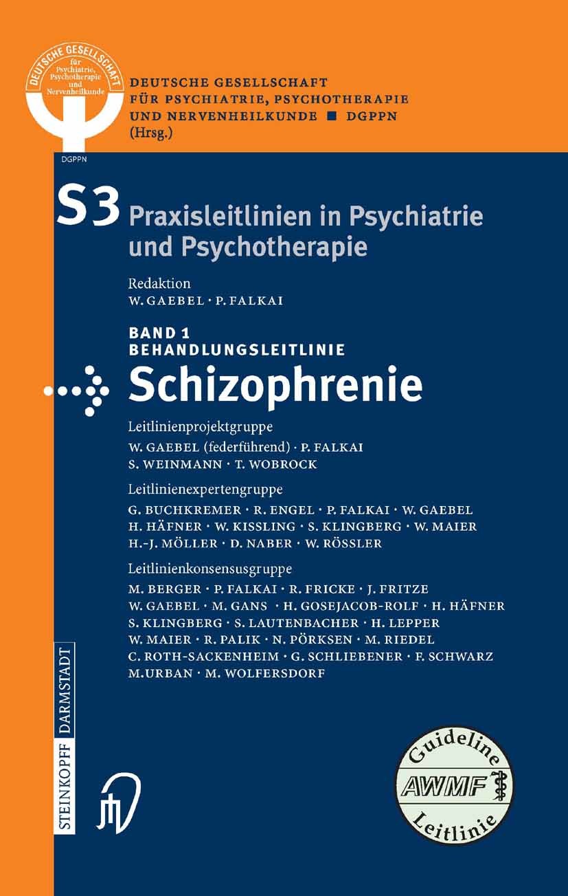 Cover Behandlungsleitlinie Schizophrenie