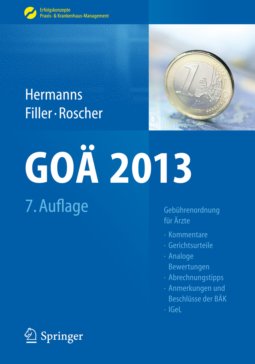 Cover GOÄ 2013