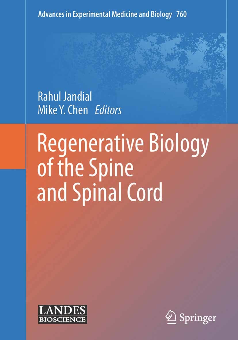 Cover Regenerative Biology of the Spine and Spinal Cord