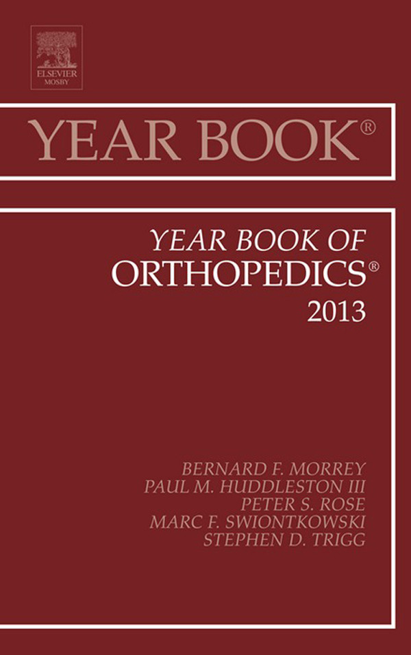 Cover Year Book of Orthopedics 2013,