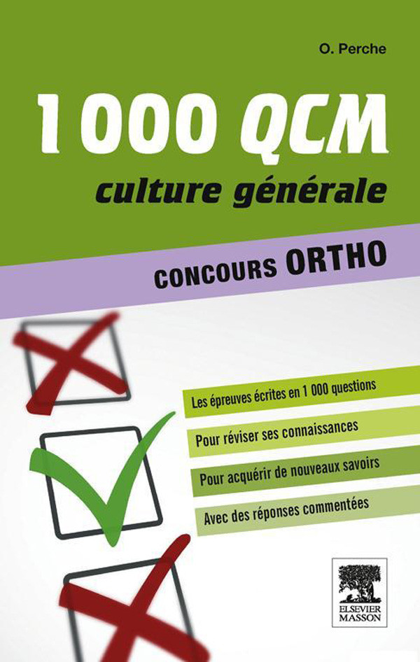 Cover 1000 QCM Culture générale Concours Ortho