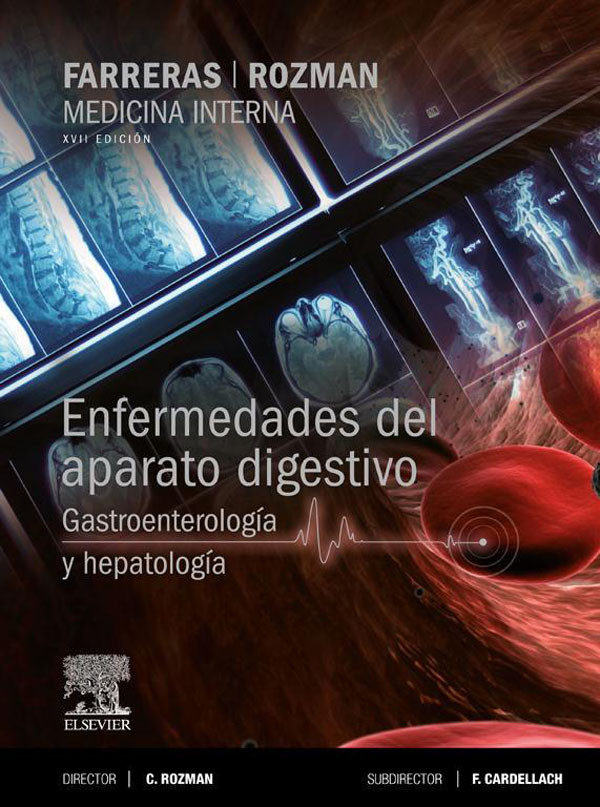 Cover Farreras-Rozman. Medicina Interna. Enfermedades del aparato digestivo. Gastroenterología y hepatología