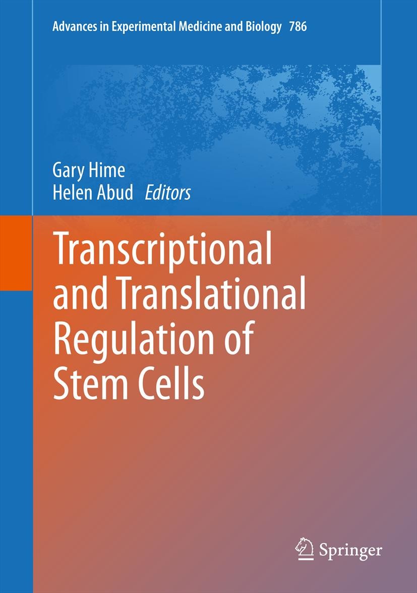 Cover Transcriptional and Translational Regulation of Stem Cells