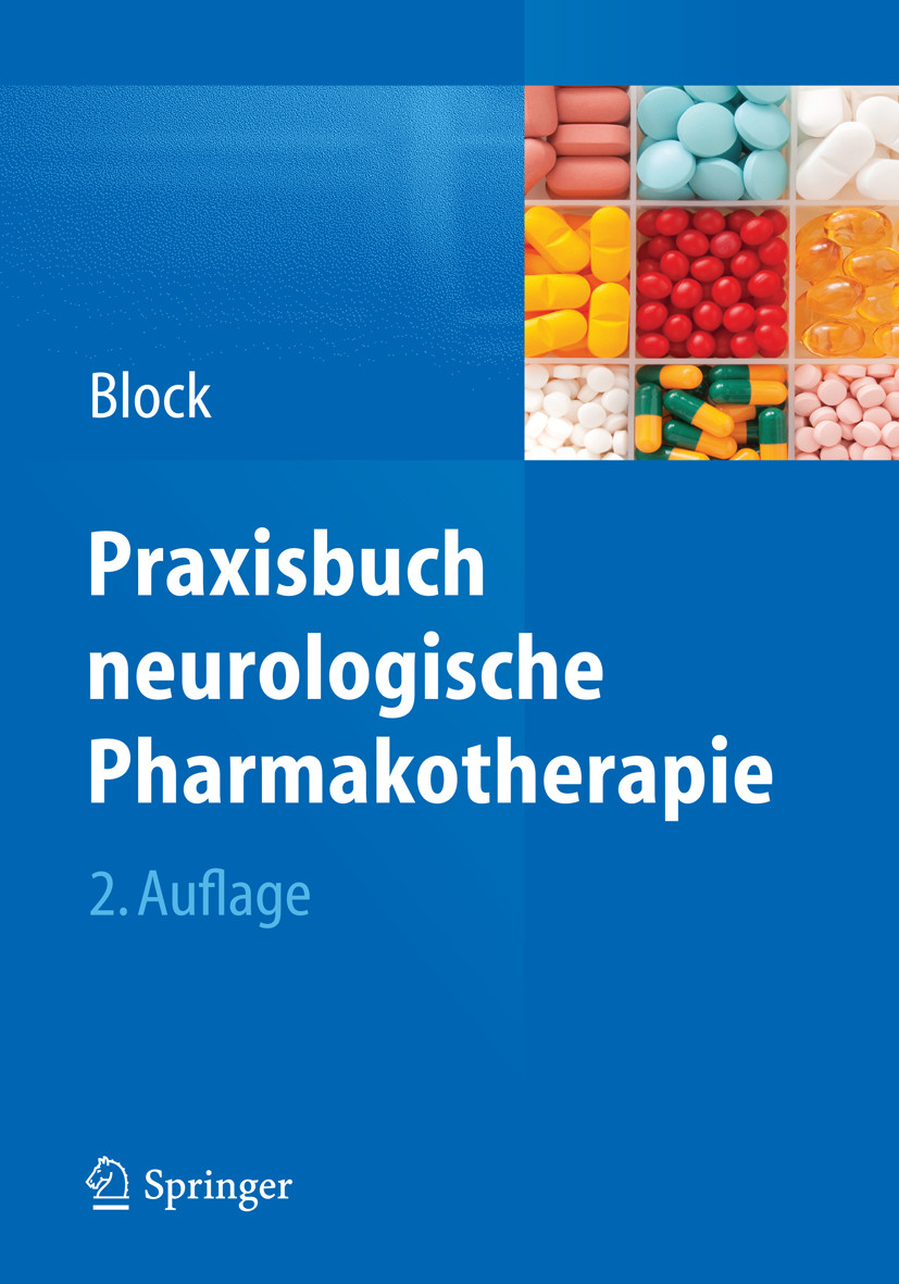 Cover Praxisbuch neurologische Pharmakotherapie