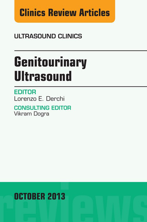 Cover Genitourinary Ultrasound, An Issue of Ultrasound Clinics,