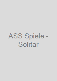 Cover ASS Spiele - Solitär