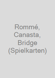 Cover Rommé, Canasta, Bridge (Spielkarten)