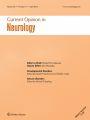 Cover Current Opinion in Neurology