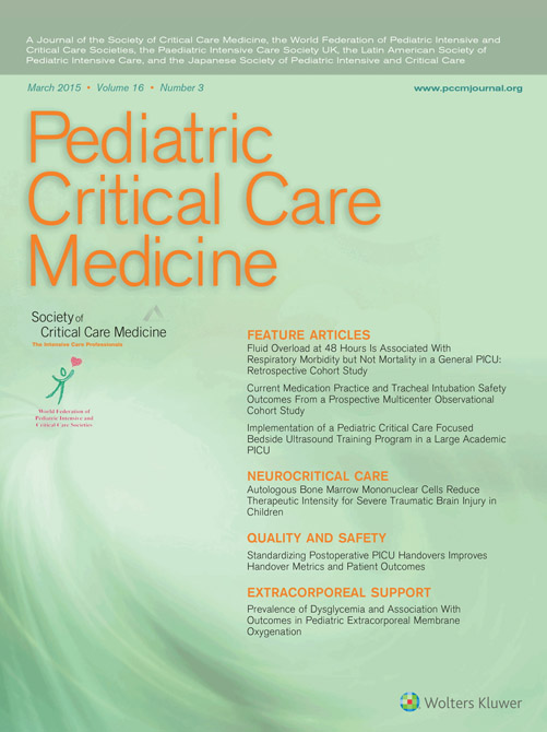 Pediatric Critical Care Medicine