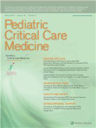 Cover Pediatric Critical Care Medicine