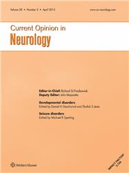Cover Current Opinion in Neurology