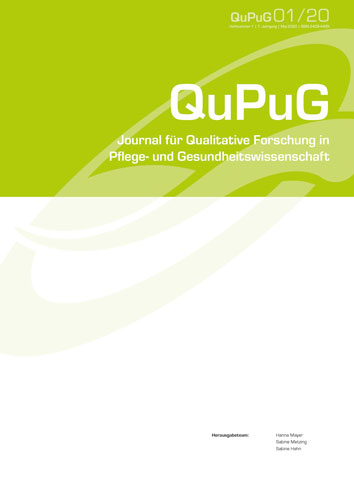 QuPuG - Journal für Qualitative Forschung in Pflege- und Gesundheitswissenschaft