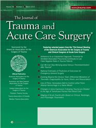Cover The Journal of Trauma and Acute Care Surgery