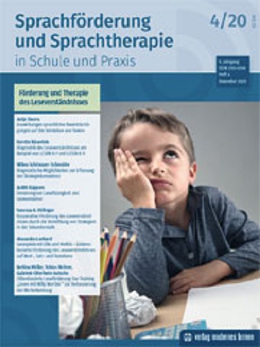 Sprachförderung und Sprachtherapie in Schule und Praxis