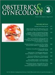Cover Obstetrics and Gynecology