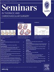 Cover Seminars in Thoracic and Cardiovascular Surgery