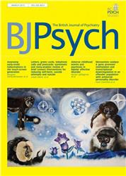 Cover British Journal of Psychiatry