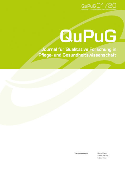 QuPuG - Journal für Qualitative Forschung in Pflege- und Gesundheitswissenschaft