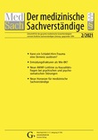 Der Medizinische Sachverständige