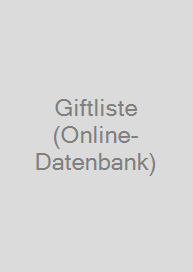 Giftliste (Online-Datenbank)