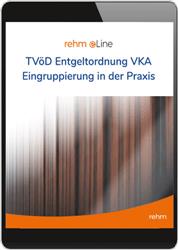 Cover TVÖD Entgeltordnung VKA - Eingruppierung in der Praxis - Kommentar - 3er-Lizenz - (Online Datenbank)