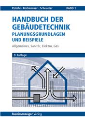 Cover Handbuch der Gebäudetechnik Band 1: Allgemeines, Sanitär, Elektro, Gas