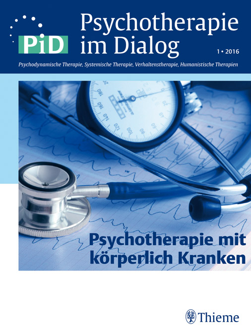 Psychotherapie im Dialog - Psychotherapie mit körperlich Kranken
