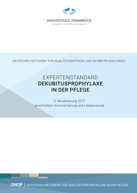 Expertenstandard Dekubitusprophylaxe in der Pflege